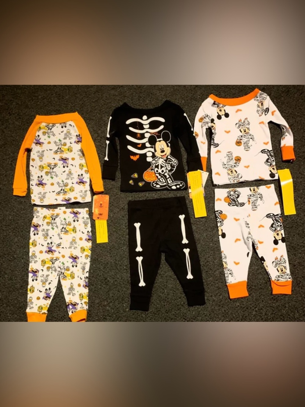 Bundle of 3 new Disney Mickey and Minnie Mouse size 12 month Halloween